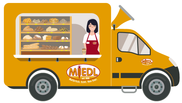 Der Miedl Verkaufswagen